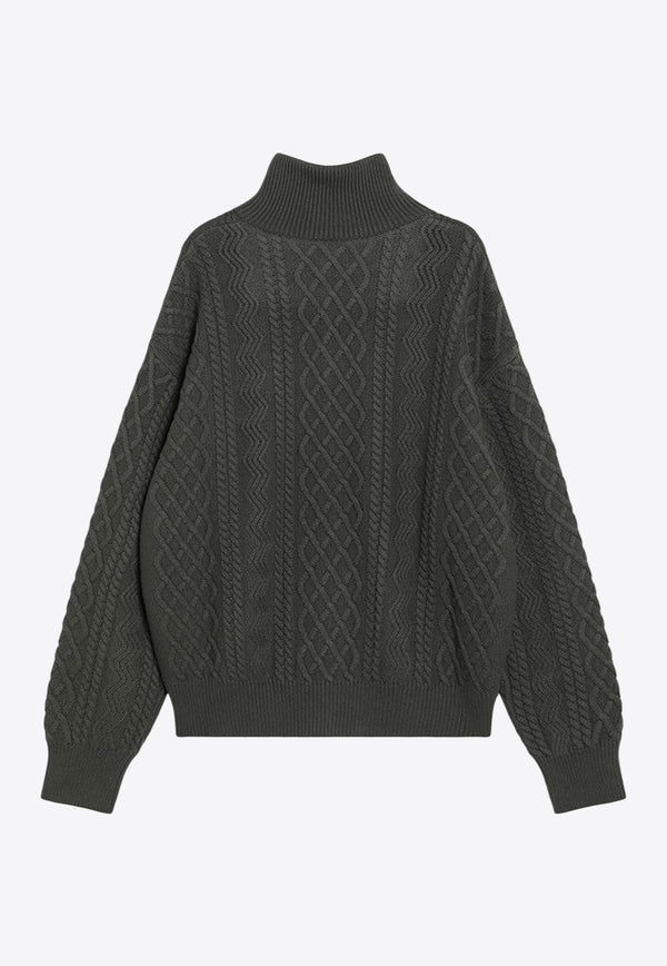 Loewe Wool Braid-Knit Sweater H526Y14KMRWO/R_LOEW-4160