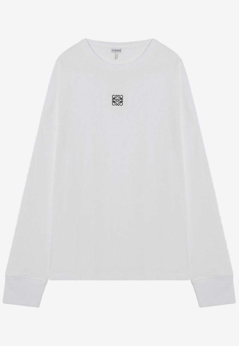 Loewe Anagram Long-Sleeved T-shirt White H526Y22XAYCO/Q_LOEW-2100