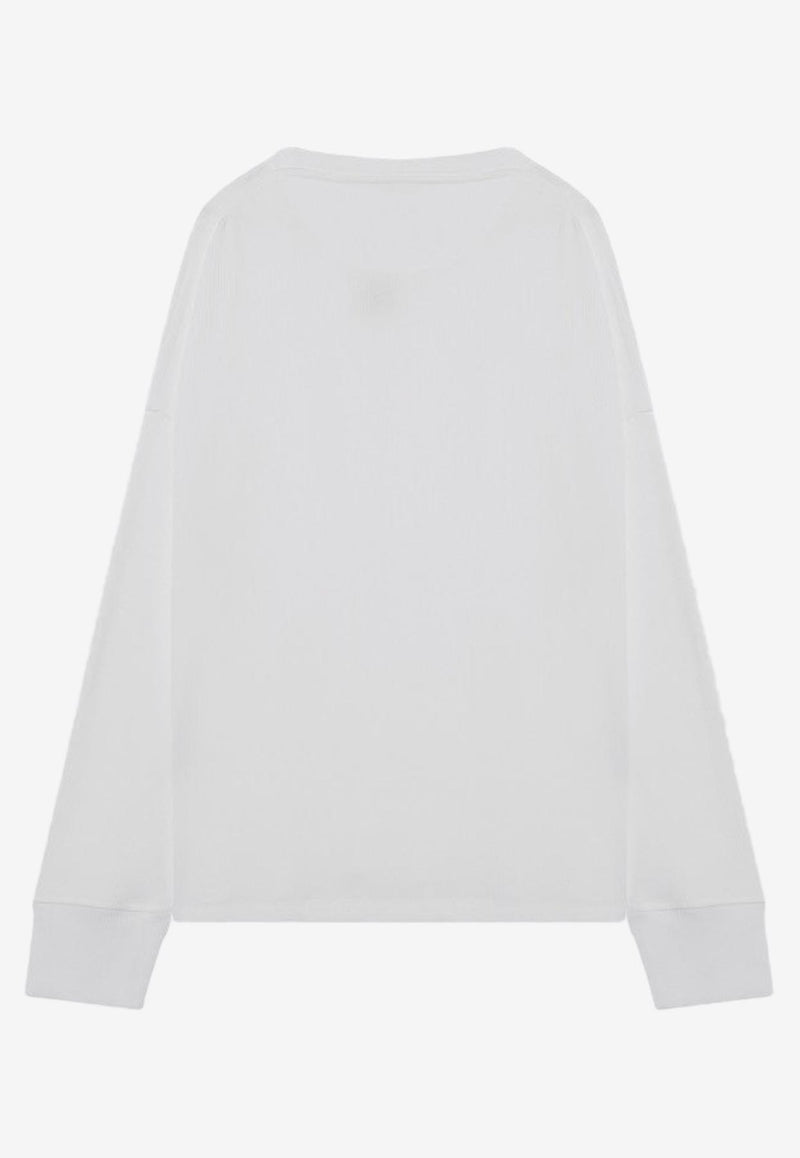 Loewe Anagram Long-Sleeved T-shirt White H526Y22XAYCO/Q_LOEW-2100