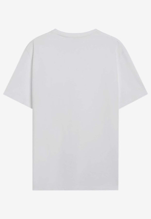 Loewe Anagram Embroidered T-shirt White H526Y22XD2CO/S_LOEW-2100