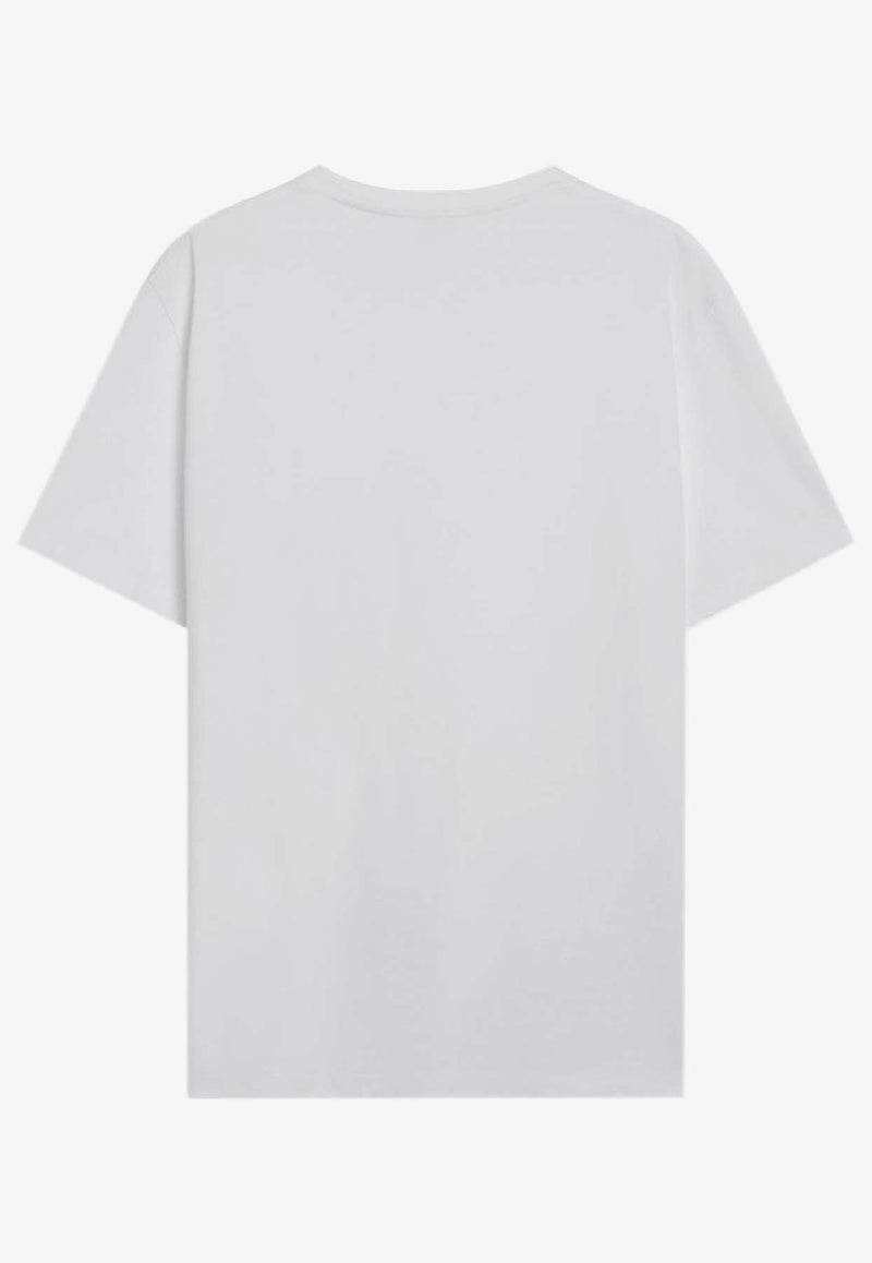 Loewe Anagram Embroidered T-shirt White H526Y22XD2CO/S_LOEW-2100
