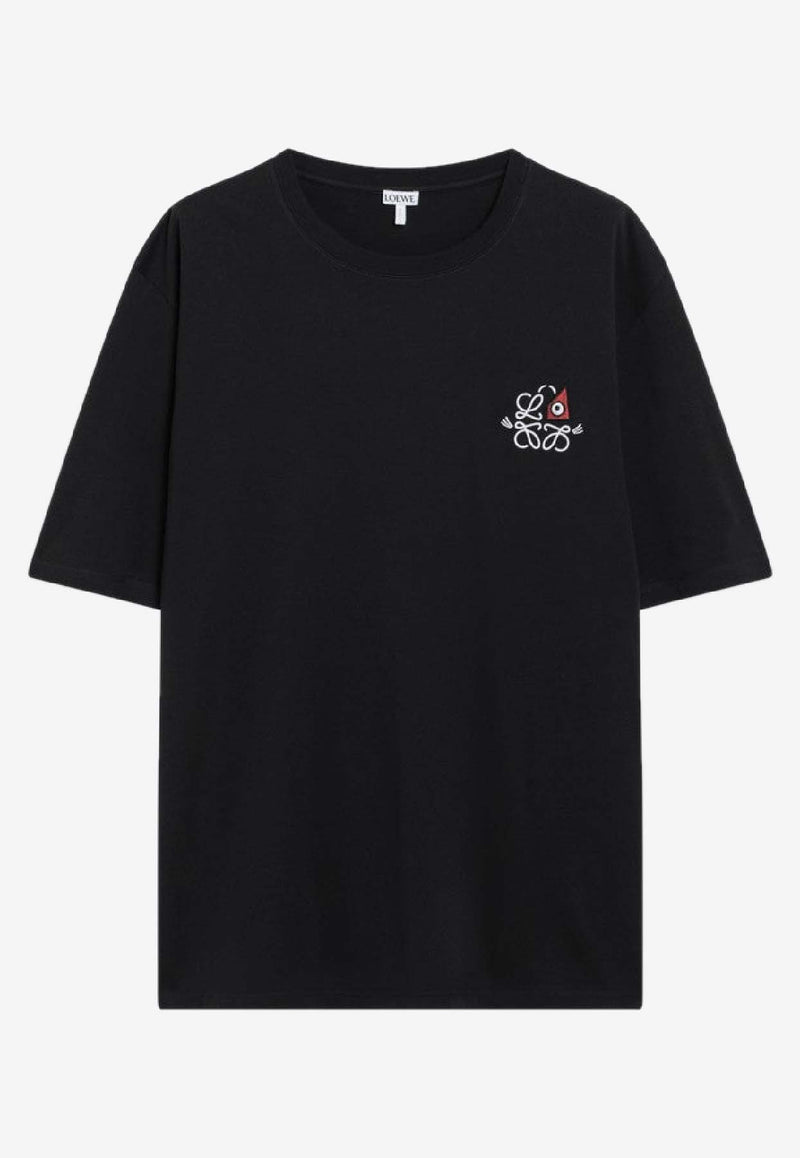 Loewe Anagram Logo T-shirt Navy H526Y22XD3CO/S_LOEW-5110