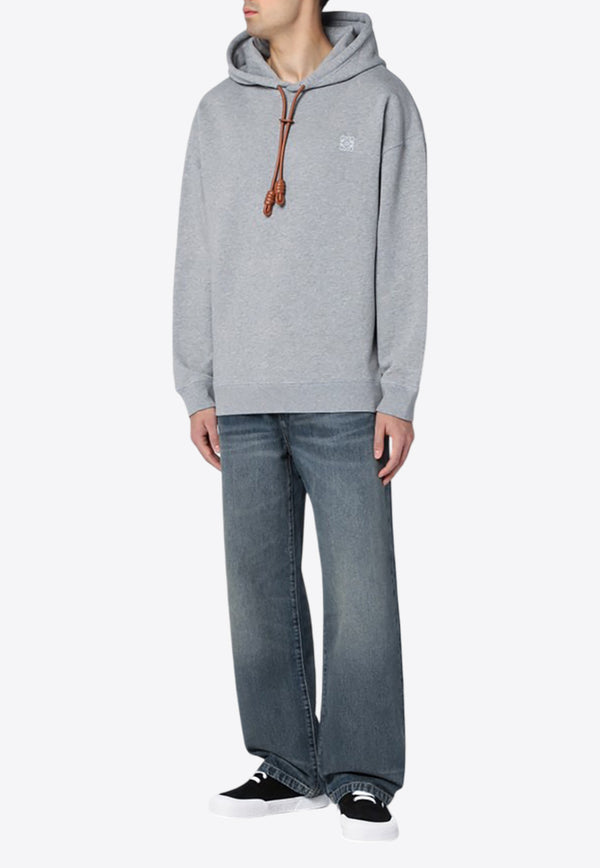 Loewe Anagram Drawstring Hoodie Gray H526Y25X53CO/Q_LOEW-1440