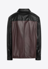Loewe Leather Overshirt with Contrasting-Panels H526Y31L51LE/R_LOEW-1101