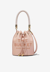 Marc Jacobs The Grained Leather Bucket Bag Pink H652L01PF22-624ROSE