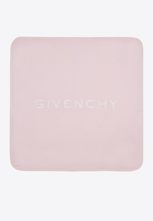 Givenchy Kids Baby Girls Logo Padded Blanket Pink H90180CO/N_GIV-44Z