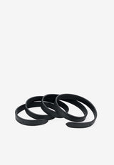 Halzan 25 in Black Clemence Leather with Palldium Hardware