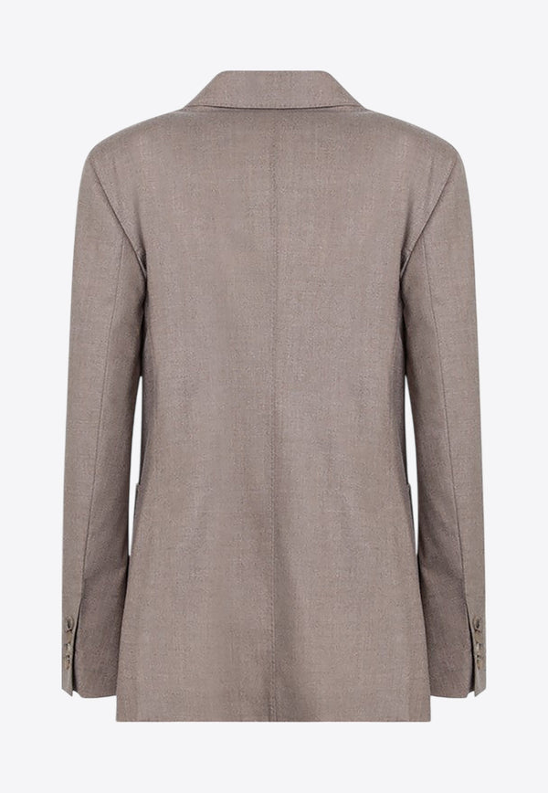 Max Mara Herald Double-Breasted Cashmere Jacket Dove HARALDCO/R_MAXM-002
