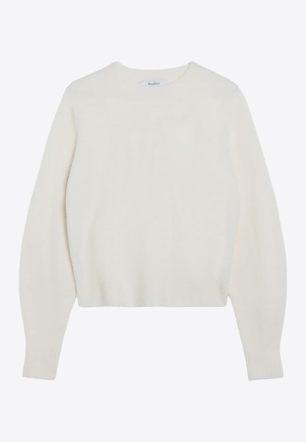Max Mara Harlem Cashmere-Knit Sweater Ivory HARLEMWS/R_MAXM-001