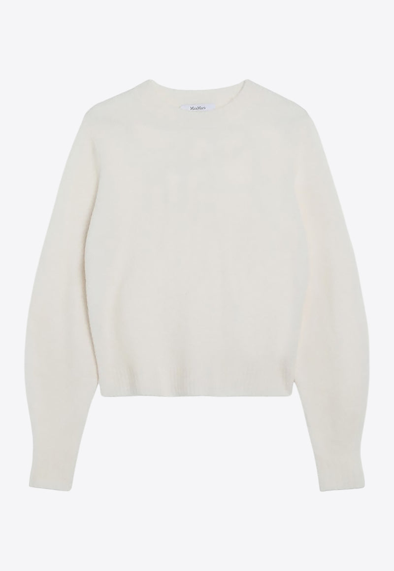 Max Mara Harlem Cashmere-Knit Sweater Ivory HARLEMWS/R_MAXM-001