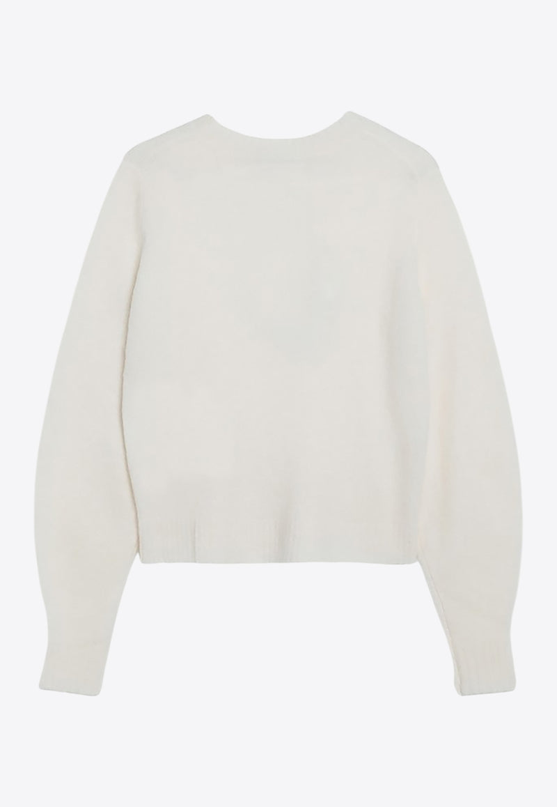 Max Mara Harlem Cashmere-Knit Sweater Ivory HARLEMWS/R_MAXM-001