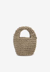 JW Anderson Popcorn Basket Tote Bag HB0588-FA0305GREY