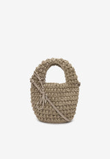 JW Anderson Popcorn Basket Tote Bag HB0588-FA0305GREY