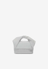 JW Anderson Small Twister Crystal-Embellished Top Handle Bag HB0593-LA0088WHITE