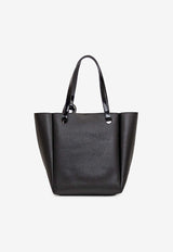 JW Anderson Corner Logo Debossed Tote Bag Black HB0648_LA0349_999