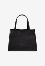 JW Anderson Loafer Leather Tote Bag Black HB0766 LA0397_BLACK