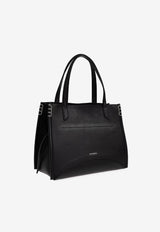 JW Anderson Loafer Leather Tote Bag Black HB0766 LA0397_BLACK
