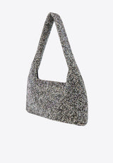 Kara Crystal Mesh Shoulder Bag HB276H-2116BLACK MULTI