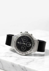 Hublot MDM Classic Chronograph Stainless Steel Watch Black HUBMDMCCSSW_TH