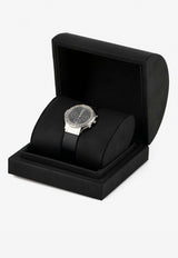 Hublot MDM Classic Chronograph Stainless Steel Watch Black HUBMDMCCSSW_TH