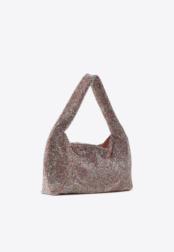 Kara Mini Crystal Mesh Shoulder Bag HB320H-6745PINK MULTI