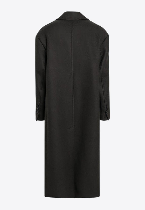 AMI PARIS Double-Breasted Wool Coat Gray HCO458WV0078/R_AMI-020