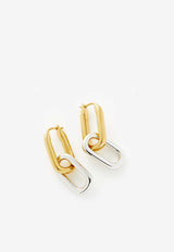 Missoma Jewellery Ovate Double Link Hoop Earrings Multicolor HE-GS-E13-NSMULTICOLOUR