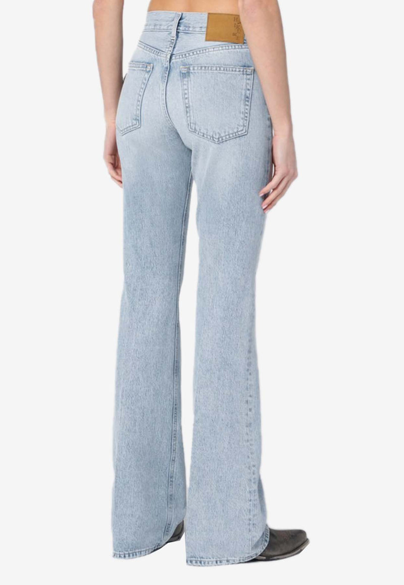 Haikure Flora Basic Flared Jeans Blue HEW03338DF095DE/Q_HAIKU-L0836