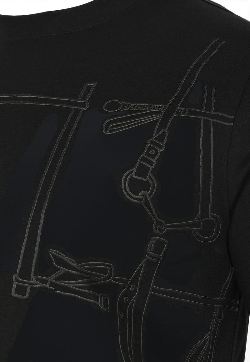 "Harnais en Gouache 3D" Print T-shirt