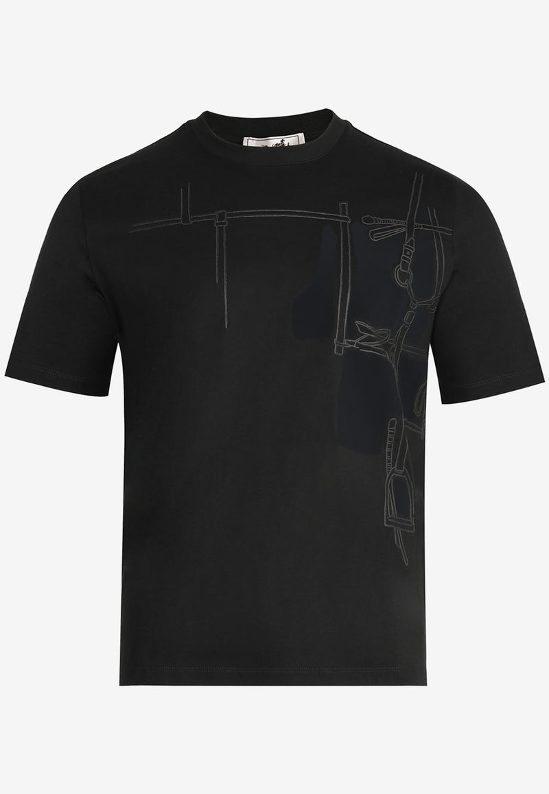 "Harnais en Gouache 3D" Print T-shirt