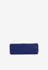 Hermès Kelly Lakis 35 in Blue Electric Swift with Palladium Hardware