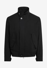 AMI PARIS High-Neck Wool Jacket Black HJK876WV0194/S_AMI-001