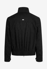 AMI PARIS High-Neck Wool Jacket Black HJK876WV0194/S_AMI-001