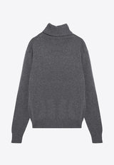 AMI PARIS Cashmere Turtleneck Sweater Gray HKS457005/P_AMI-052