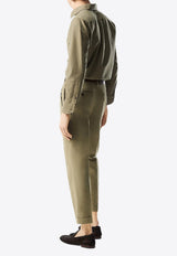 Tom Ford Long-Sleeved Shirt HME001-FMC120F24 FG509 Khaki