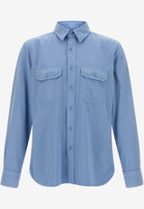 Tom Ford Long-Sleeved Casual Shirt Light Blue HME001-FMC309 UCZ
