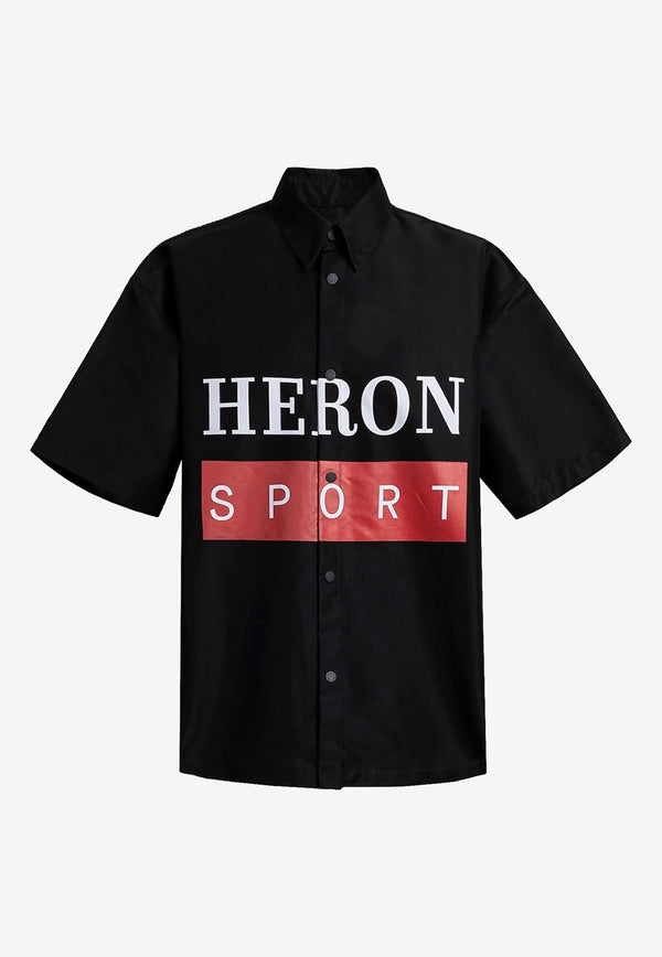 Heron Preston Sport Logo Short-Sleeved Shirt HMGG002S23FAB0011025BLACK MULTI