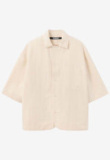 Jacquemus Le Paysan Boxy Shirt Cream