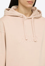 Autry Logo Hooded Sweatshirt HOPW521R/O_AUTRY-521R Pink