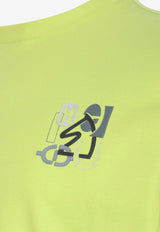 "H Puzzle" Print T-shirt