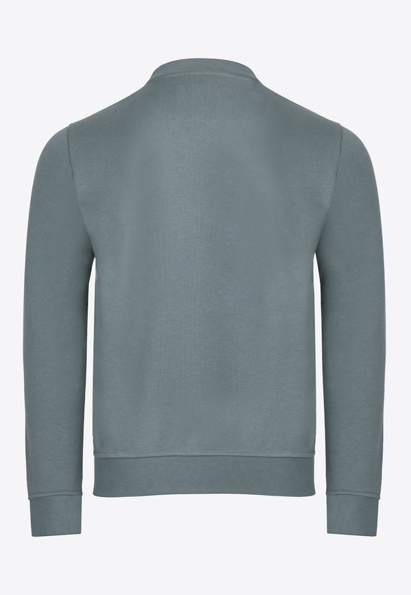 "H Puzzle" Print Pullover Sweatshirt