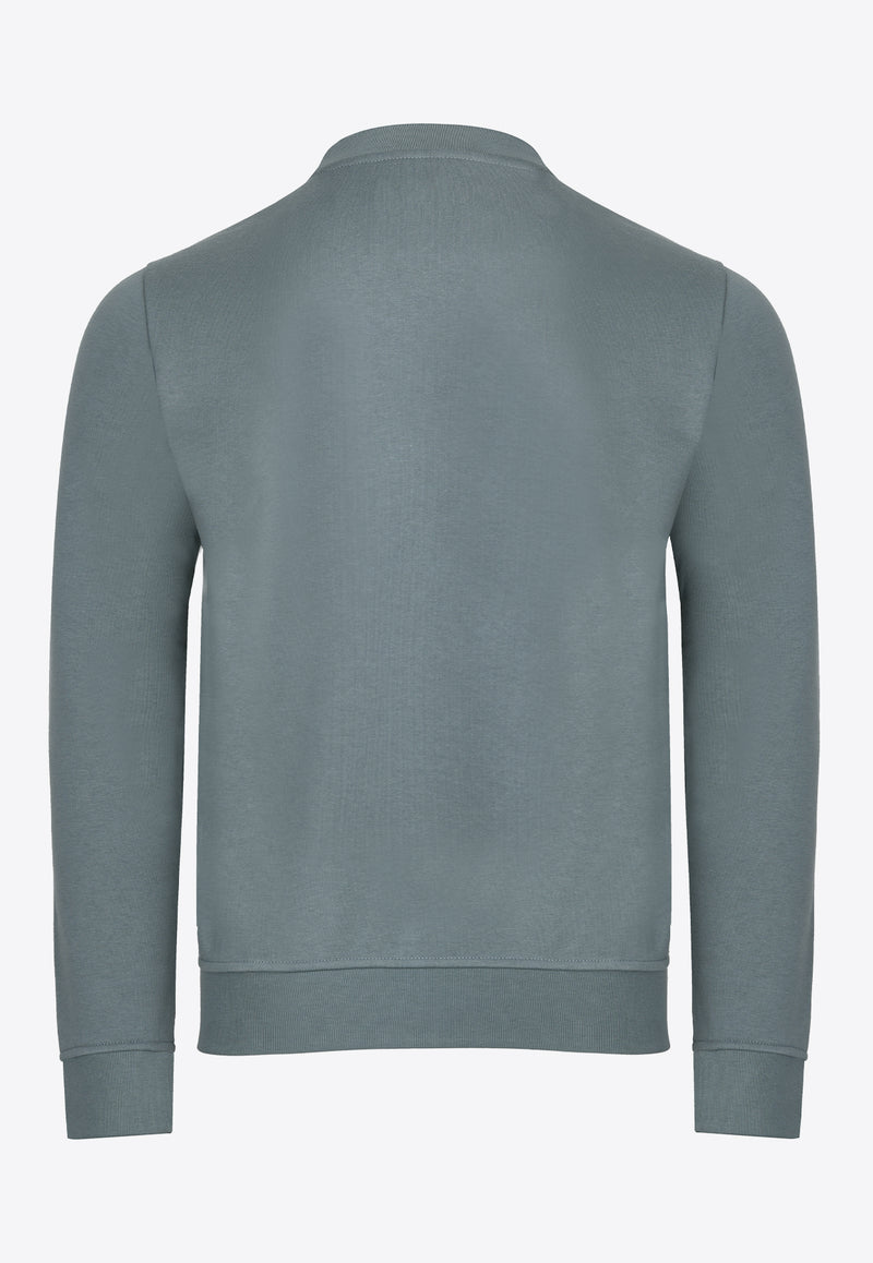 "H Puzzle" Print Pullover Sweatshirt