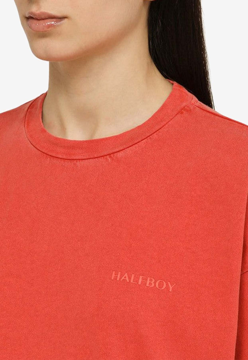 Halfboy Logo Crewneck T-shirt HSS241WTTS028032/O_HALF-020