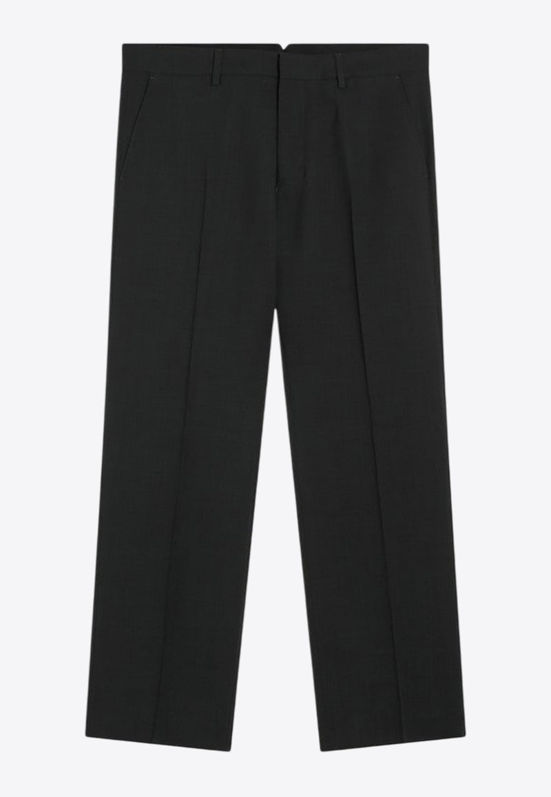 AMI PARIS Essential Wool Pants Gray HTR506WV0066/R_AMI-020