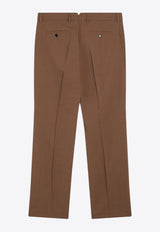 AMI PARIS Wool Tailored Pants Brown HTR506WV0066/R_AMI-216