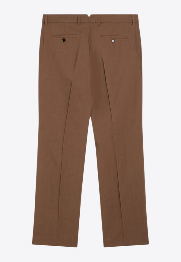 AMI PARIS Wool Tailored Pants Brown HTR506WV0066/R_AMI-216