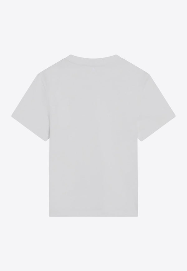 AMI PARIS Ami De Coeur Crewneck T-shirt White HTS346724/R_AMI-100