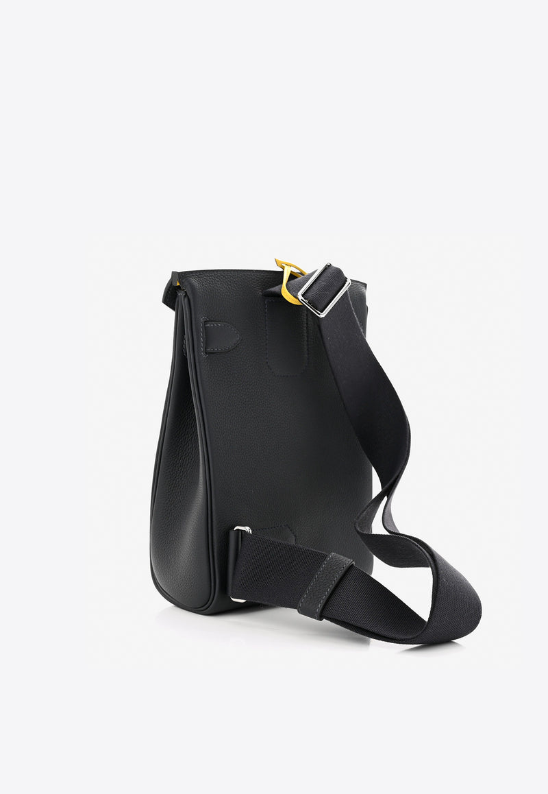 Hermès Hac A Dos Pm Backpack In Caban, Jaune De Naples And Feu