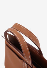 Halzan 25 in Gold Swift Leather with Palladium Hardware