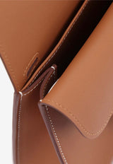 Halzan 25 in Gold Swift Leather with Palladium Hardware